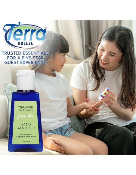 Gel desinfectante para manos Terra Pure 30 ml sin alcohol con aloe Gel desinfectante para manos Terra Pure 30 ml sin alcohol con aloe
