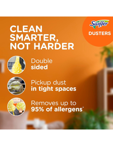 Recarga Swiffer Dusters 11 unidades sin fragancia para limpieza