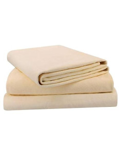 Paquete de 3 Paños de Chamois Natural River Lake - Secado Rápido