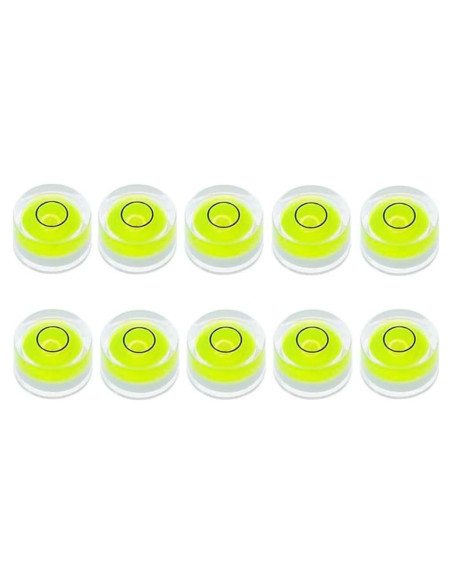 10 Piezas Nivel Circular Mini 10x6mm SIZIKJXGHWYI Acrílico