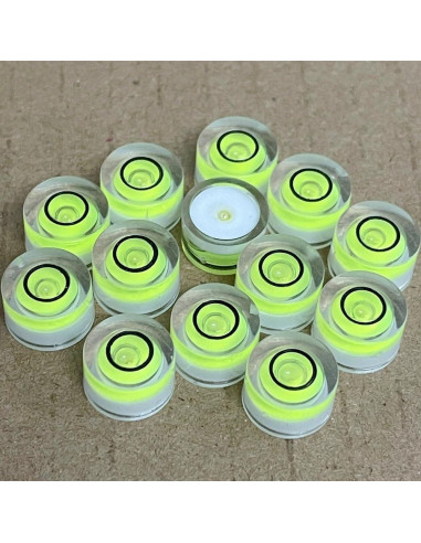 10 Piezas Nivel Circular Mini 10x6mm SIZIKJXGHWYI Acrílico
