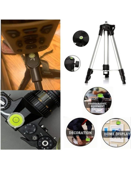 10 Piezas Nivel Circular Mini 10x6mm SIZIKJXGHWYI Acrílico