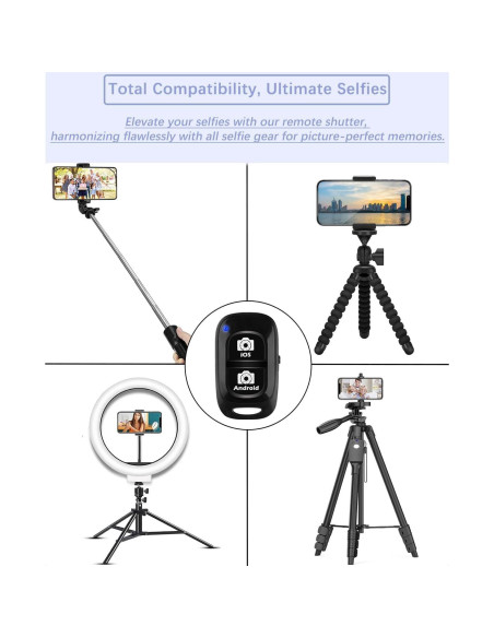 Control Remoto Inalámbrico Bluetooth Kolotesame para Cámara Control Remoto Inalámbrico Bluetooth Kolotesame para Cámara