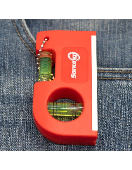 Mini Niveles de Burbuja Magnéticos Sanung - 2 Piezas con Bolsa