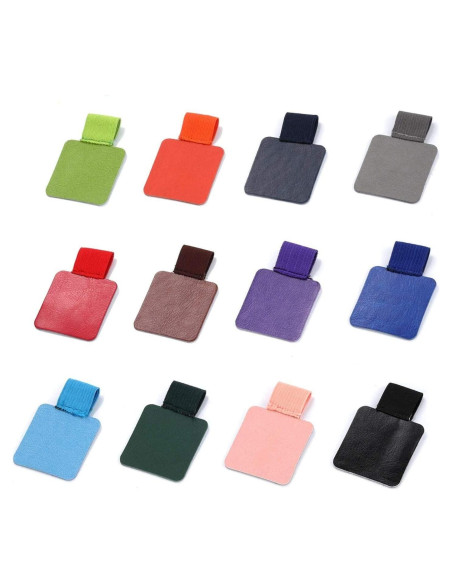 Juego de Soportes para Lápices Yizerel 12 Colores Autoadhesivos