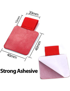 Juego de Soportes para Lápices Yizerel 12 Colores Autoadhesivos 2