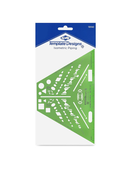 Plantilla Isométrica ALVIN TD1143 21.6x13.3 cm Plástico
