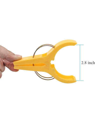 16 Clips de Toalla de Playa ESFUN - Sujetadores Grandes Multicolor