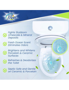 Tabletas Limpiadoras de Inodoro True Fresh 26 Unidades - Aroma Océano Fresco 2