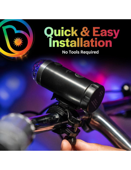 Luz LED Disco para Bicicleta Brightz CruzinBrightz - Tricolor