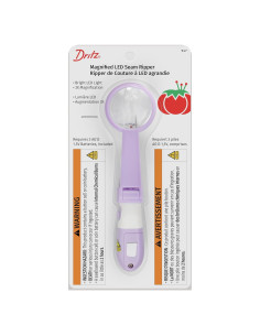 Destripador de Costuras LED Dritz 3X Púrpura con Baterías