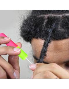 Agujas de Croché para Cabello Oruola 4pcs - 2 Tamaños 2