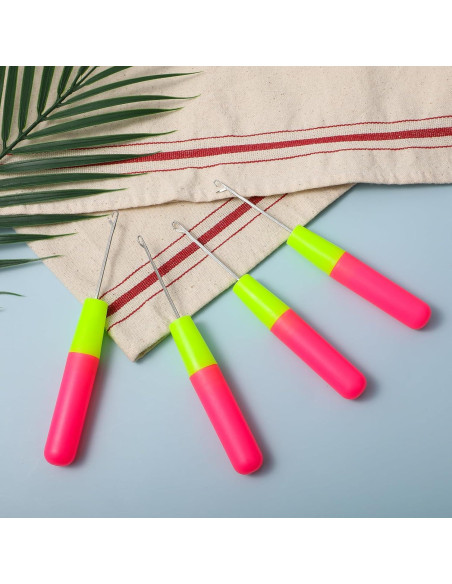 Agujas de Croché para Cabello Oruola 4pcs - 2 Tamaños