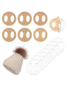 Botones Removibles Pom Pom Acrílico BENECREAT 50 Piezas 20mm