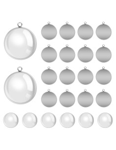 Kit 80Pcs Bandejas Bezel Acero Inoxidable 25mm Winspeed