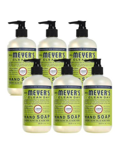 Jabón de Manos Líquido Orgánico Mrs. Meyer's 6 x 354.88 ml