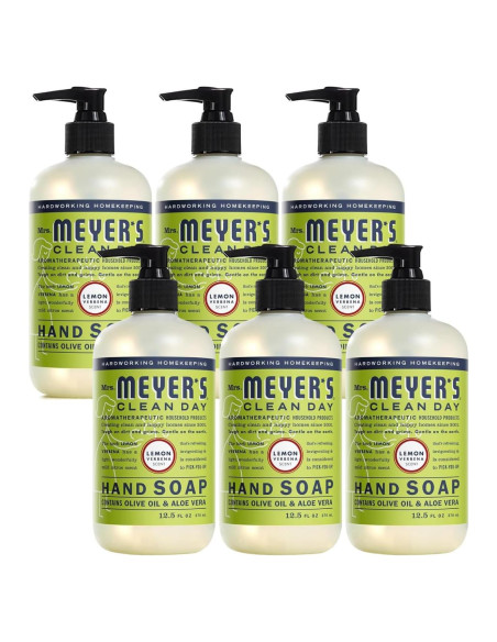 Jabón de Manos Líquido Orgánico Mrs. Meyer's 6 x 354.88 ml