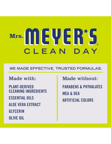 Jabón de Manos Líquido Orgánico Mrs. Meyer's 6 x 354.88 ml
