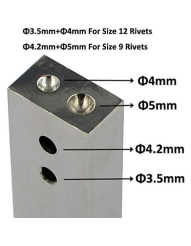 Herramienta de Instalación de Remaches DGOL Acero Inoxidable 2 en 1
