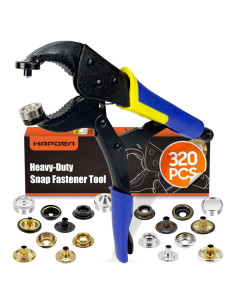 Herramienta de Instalación de Botones HAPDEN AK05 con 80 Piezas