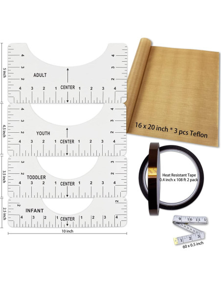 Cinta Resistente al Calor Tsuning 10mm x 33m + Hoja PTFE 16x20