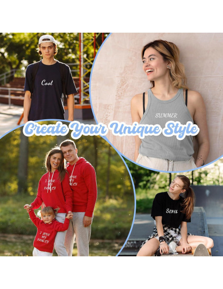 5 Hojas Letras de Planchar LUHIMO 280 Piezas Vinilo Blanco 5 Hojas Letras de Planchar LUHIMO 280 Piezas Vinilo Blanco