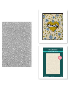 Carpeta de Embossing 3D Spellbinders Flores y Follaje 14x21.6cm 2