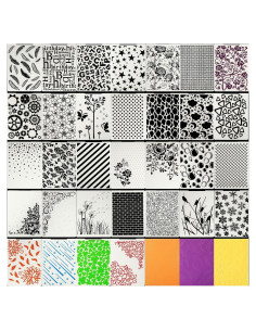 32 Carpetas de Relieve Mumufy para Tarjetas DIY 14.7x9.9cm