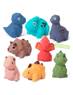 Juguetes de Baño Dinosaurio AMCHSURI 8 Piezas Seguros