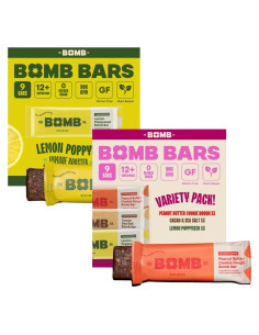 Paquete Variado de Barras Bomb Co. 18 Barras Nutricionales 892g