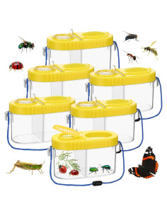 Kit de Captura de Insectos para Niños WinnerWhy - 6 Cajas Amarillo