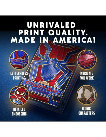 Naipes premium Spider-Man theory11 - 54 cartas personalizadas