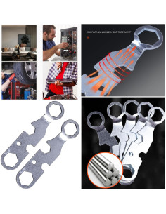 Paquete de 6 Llaves de Patineta SquEqu Universal 90mm 2