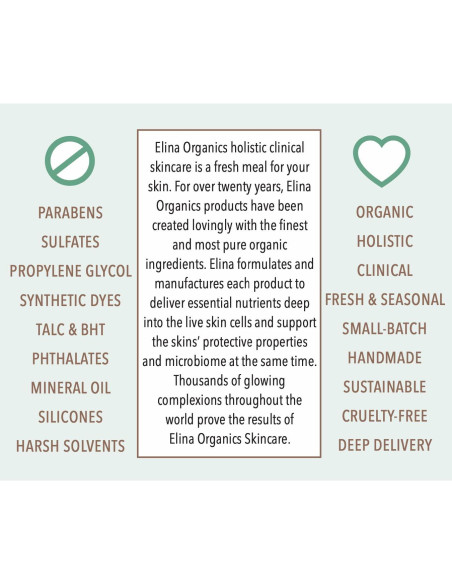 Elixir de Vitamina C 60ml Elina Organics Hidratante Antienvejecimiento