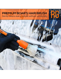 Cepillo de Detalle Suds Lab Naranja con Cerdas de Goma - 2 Unidades 2