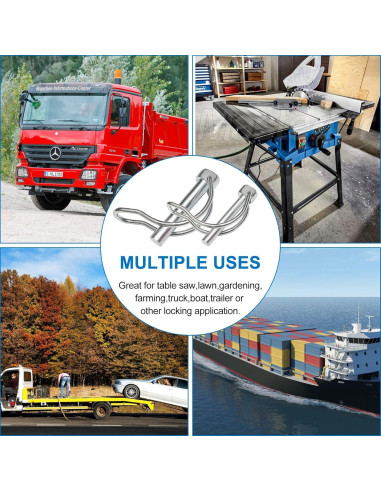 Kit 202 Pasadores de Enganche Easily para Tractores y Remolques