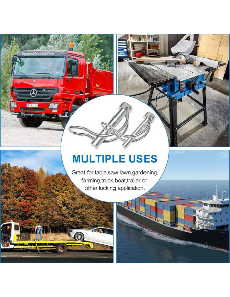 Kit 202 Pasadores de Enganche Easily para Tractores y Remolques