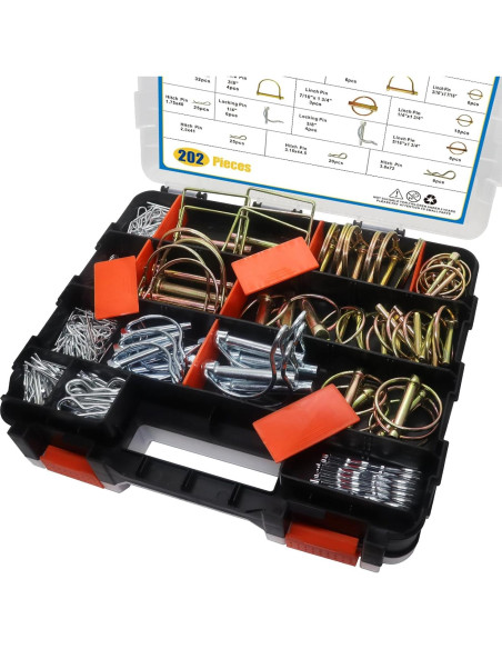 Kit 202 Pasadores de Enganche Easily para Tractores y Remolques