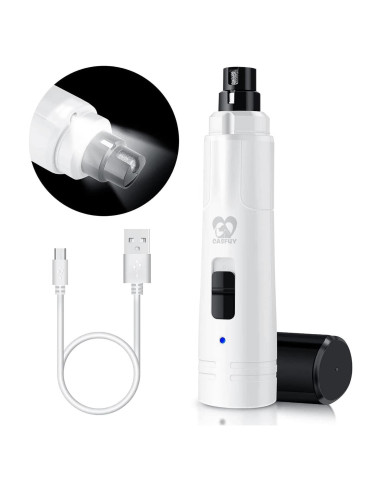 Amoladora de Uñas para Perros Casfuy N20 con Luz LED