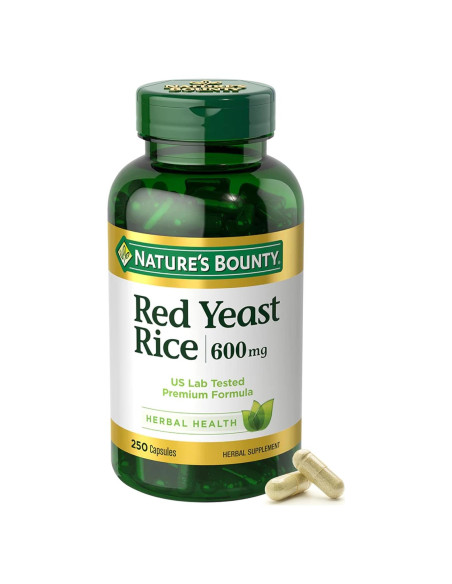 Arroz de Levadura Roja Nature's Bounty 600mg 250 Cápsulas Arroz de Levadura Roja Nature's Bounty 600mg 250 Cápsulas