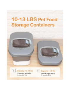 Contenedor de Almacenamiento de Comida para Perros DDMOMMY 5.9 kg Plegable 2