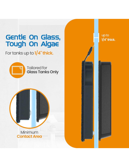 Limpiador Magnético Flipper Nano 2-en-1 para Acuarios