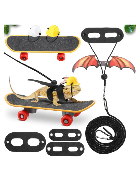 Conjunto de Juguetes para Dragón Barbudo Chivao 5 Piezas Naranja Conjunto de Juguetes para Dragón Barbudo Chivao 5 Piezas Naranja