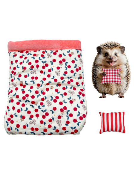 Saco de dormir para erizos Wzttdm con 2 almohadas 25x20cm