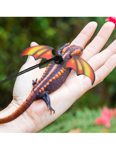 Conjunto de Correa y Arnés Ajustable Wesnoy para Dragón Barbudo