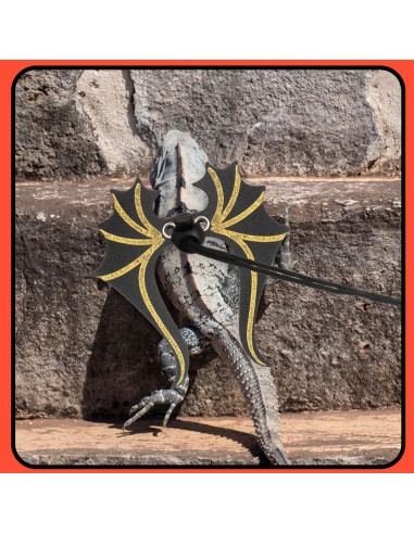 Conjunto de Correa y Arnés Ajustable Wesnoy para Dragón Barbudo