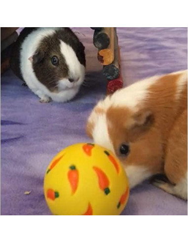 Bola de Golosinas Interactiva Wheeky para Mascotas 7 cm Amarillo