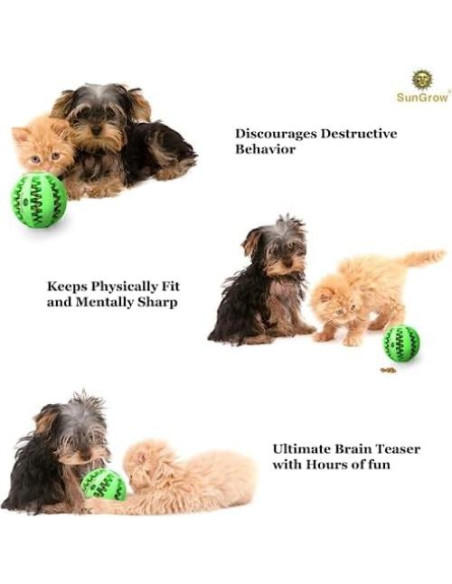 Pelota Masticable SunGrow para Conejos y Mascotas 7 cm