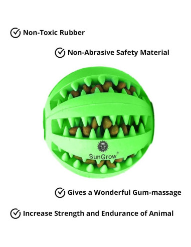 Pelota Masticable SunGrow para Conejos y Mascotas 7 cm