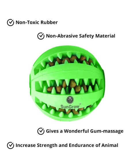 Pelota Masticable SunGrow para Conejos y Mascotas 7 cm